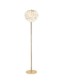 Coniston French Gold Crystal Floor Lamps Diyas Contemporary Crystal Floor Lamps